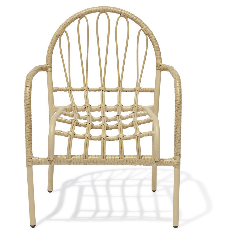 Fauteuil enfant vintage naturel - L42xP40,5xH55 cm