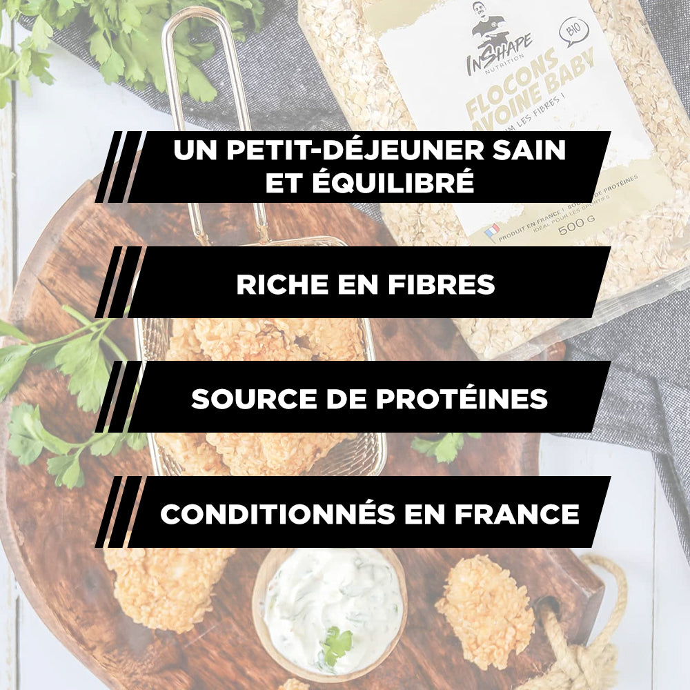 TIBO INSHAPE Flocons d'avoine baby biologiques