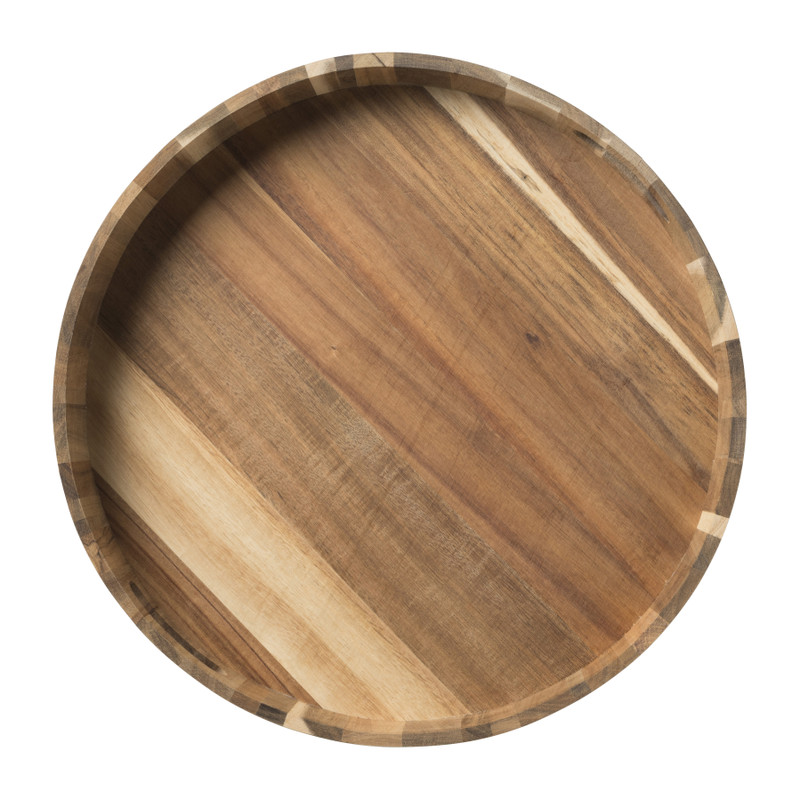 Dienblad acacia - naturel - ø40 cm