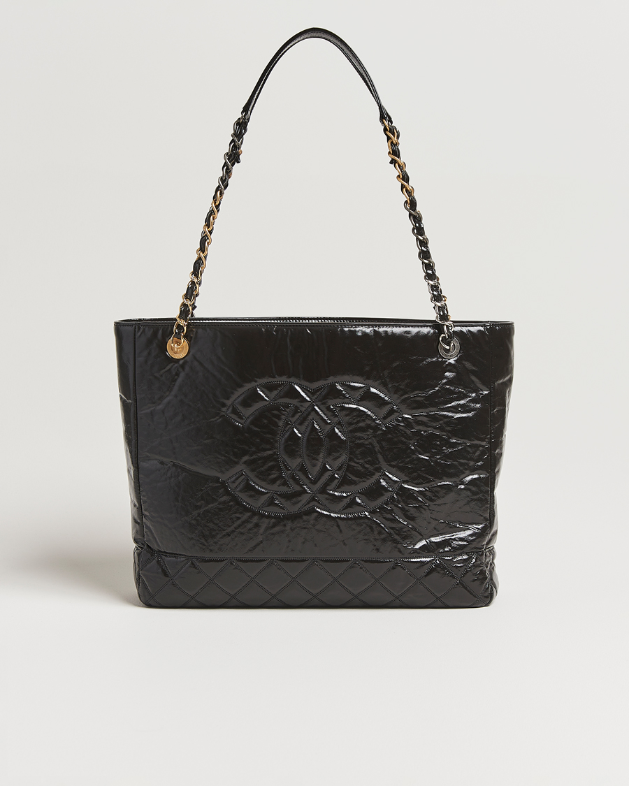 Chanel Pre-Owned Chain Tote Bag Black