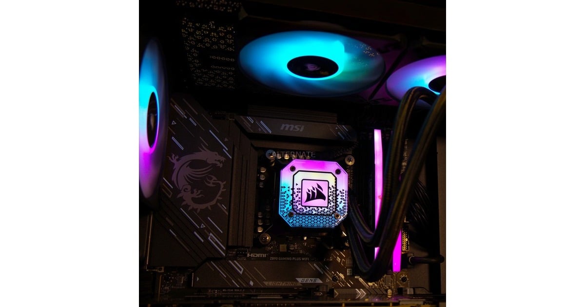 ALTERNATEThunderstorm Pro Core Ultra 7 – RTX 5080 iCUE Edition gaming pc  (Zwart | Core Ultra 7 265KF | RTX 5080 | 32 GB | 2 TB SSD)