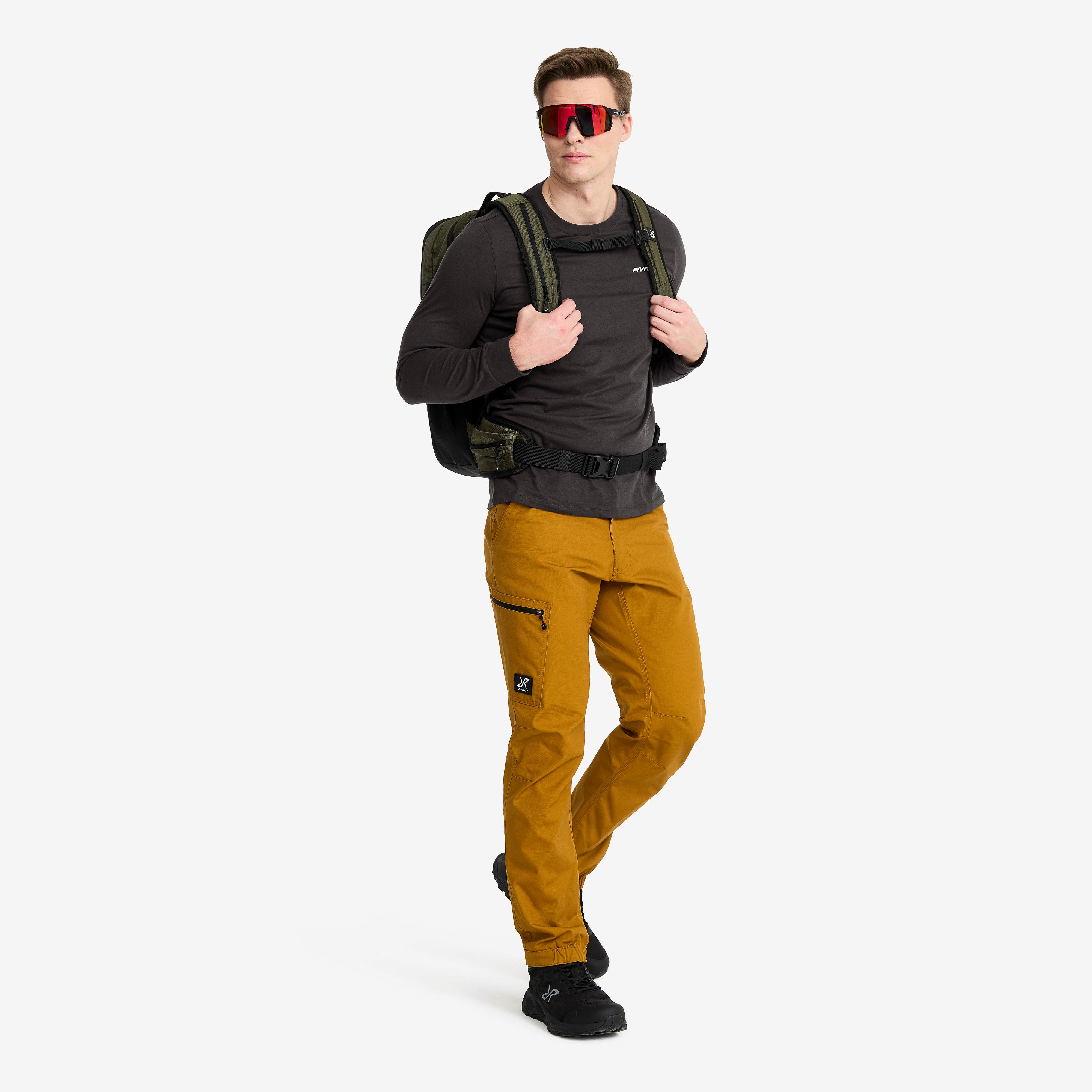 Outdoor Basic Pants Herre Golden Brown
