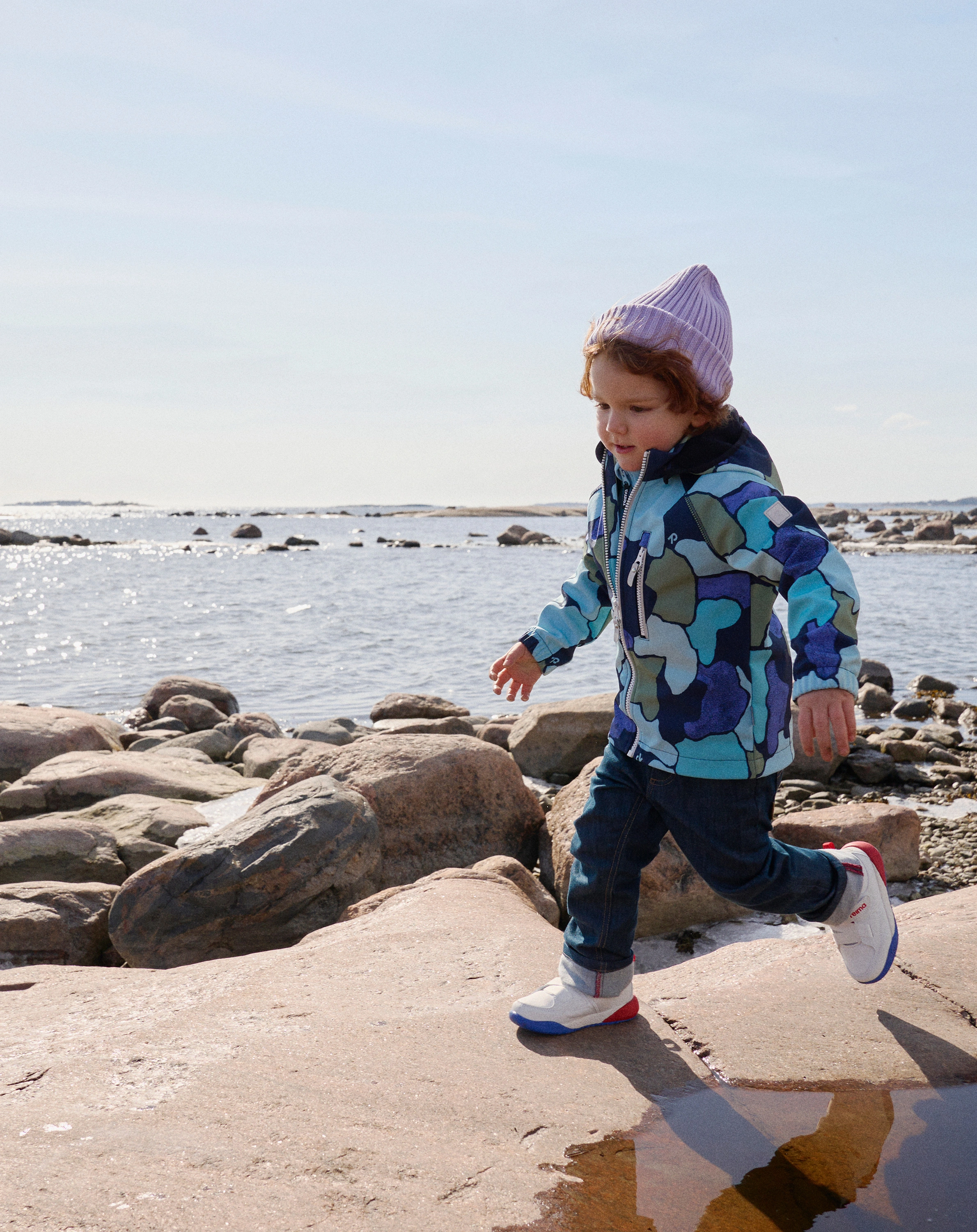 Softshelljacke VANTTI mit Innenfleece in navy