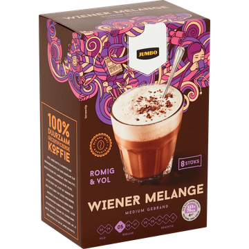 Jumbo Oploskoffie Wiener Melange 8 Stuks