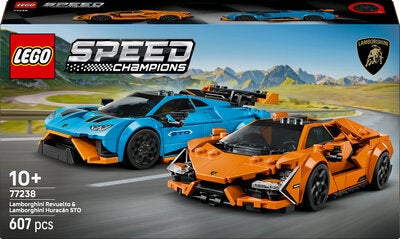 LEGO Speed Champions 77238 Lamborghini Revuelto og Huracán STO