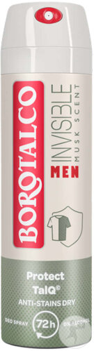 Borotalco Men Invisible Déodorant Parfum Musc Spray 150ml