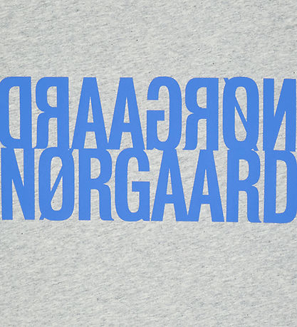 Mads N?rgaard T-shirt - Tuvina - Light Grey Melange