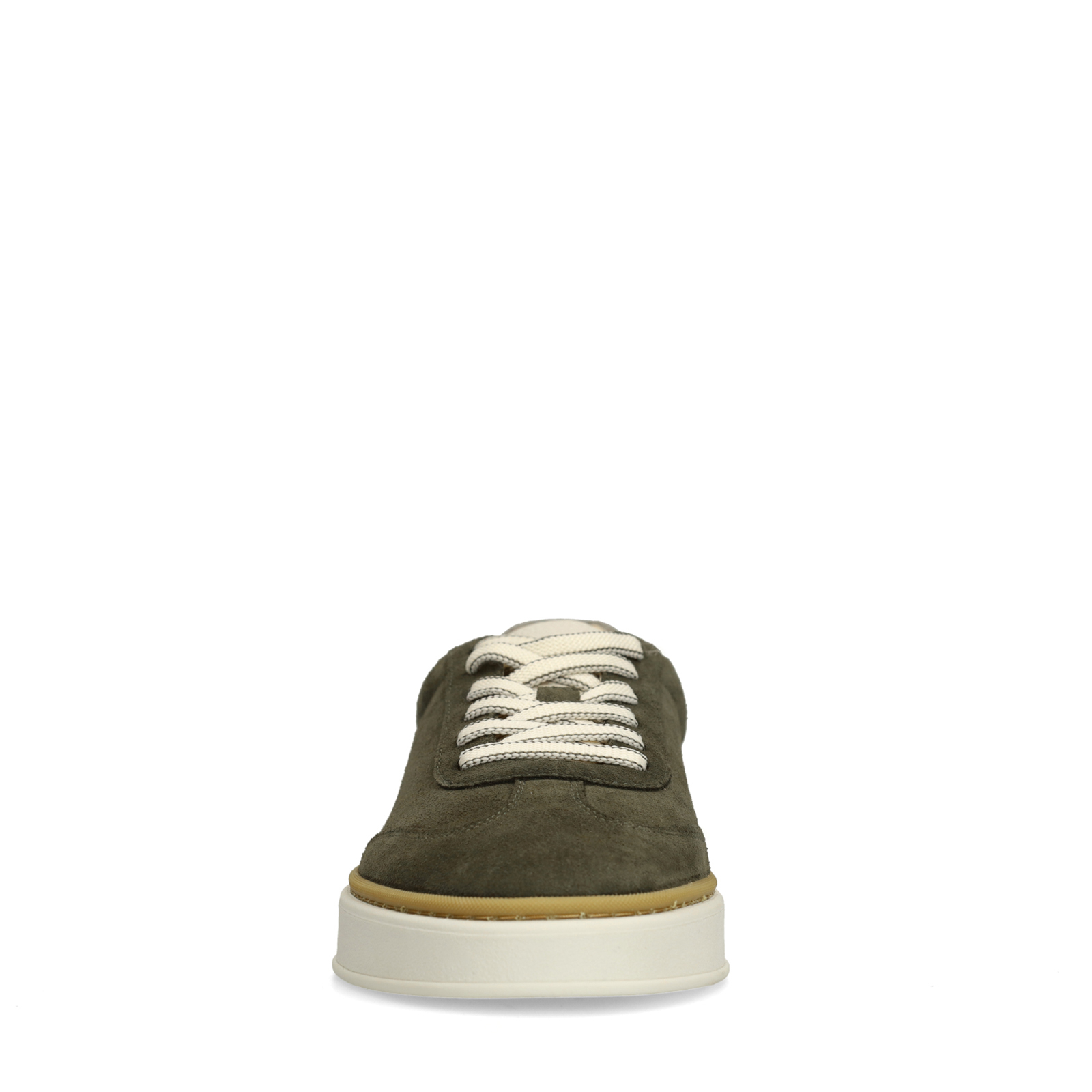 Groene suède sneakers