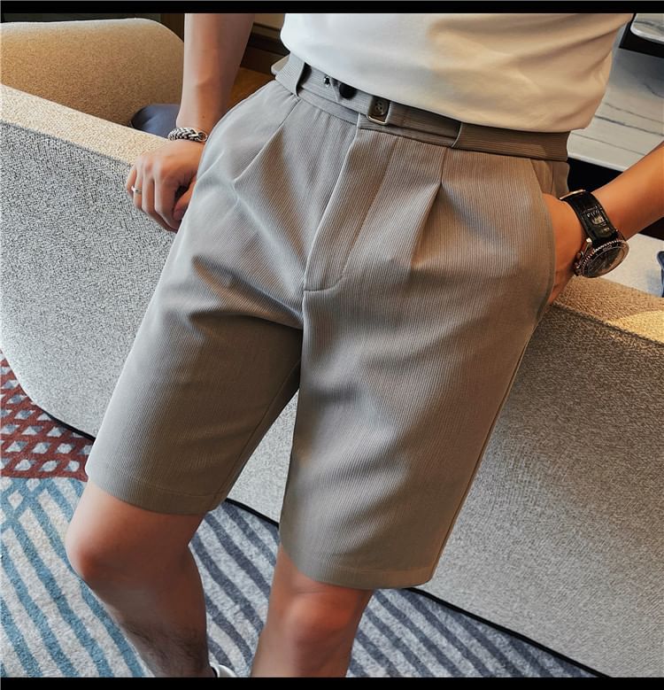 Deepwood - Hoge taille effen korte jurk