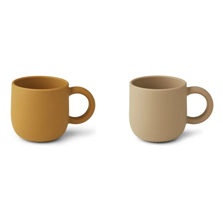 Liewood Tasses Merce en silicone - Set de 2 | Caramel