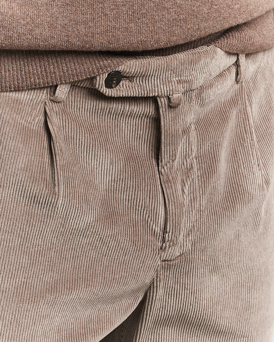 Briglia 1949 Easy Fit Corduroy Trousers Taupe