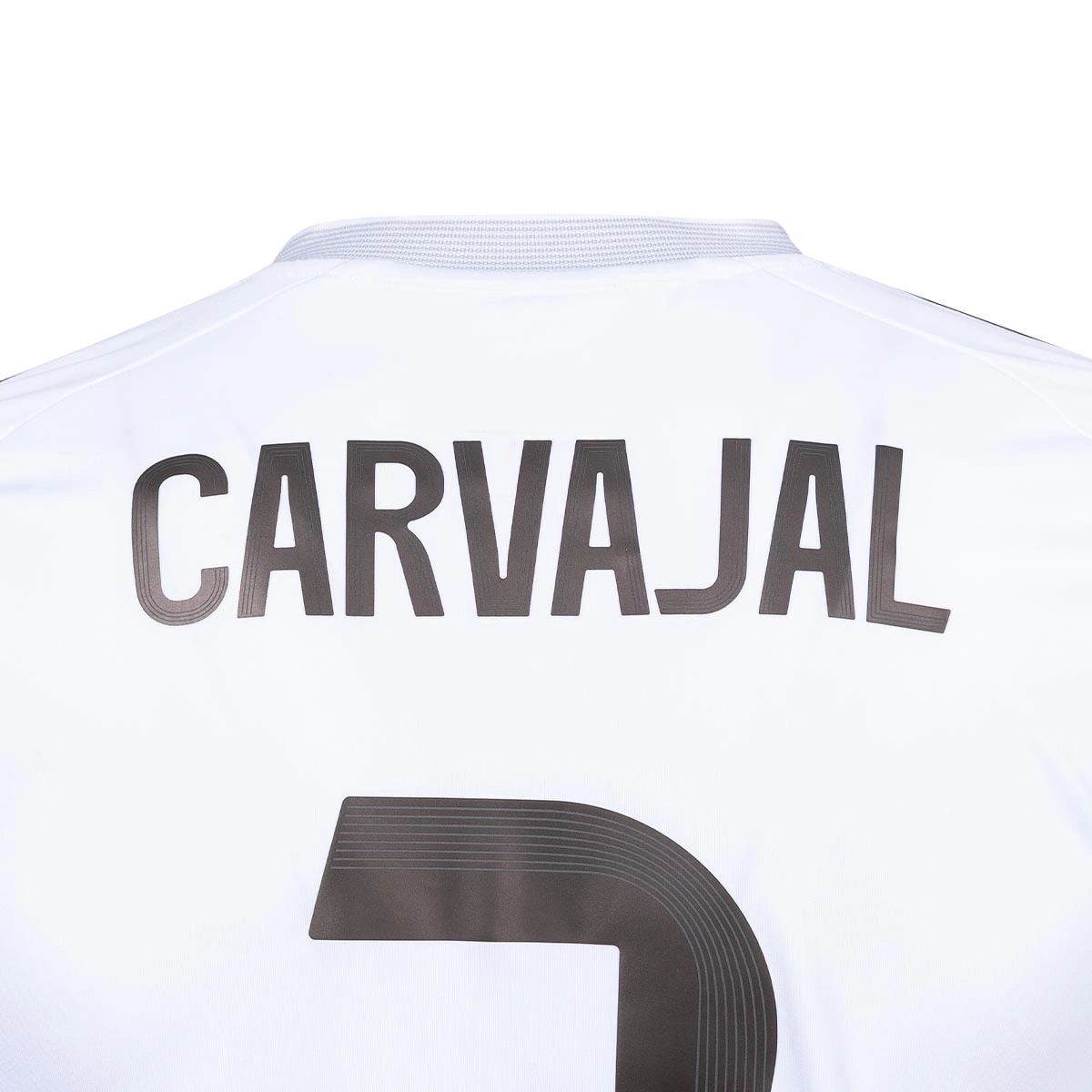 Camisola adidas Real Madrid Primeiro Equipamento 2025-2026 Criança Carvajal + Emblema