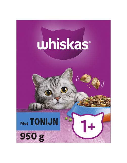 Whiskas Brokjes Adult Tonijn - Kattenvoer