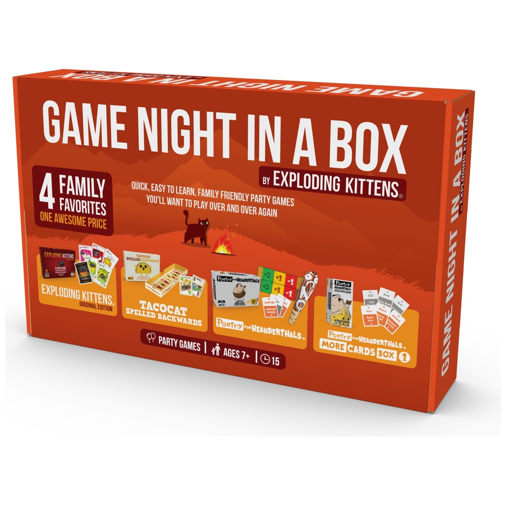 Exploding Kittens Spielabend im Boxset