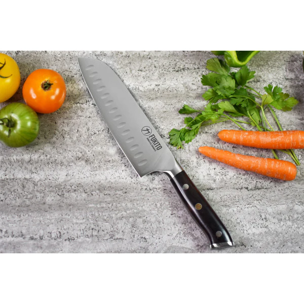 Couteau Fukito Ebene X50 modèle santoku 18cm Fukito