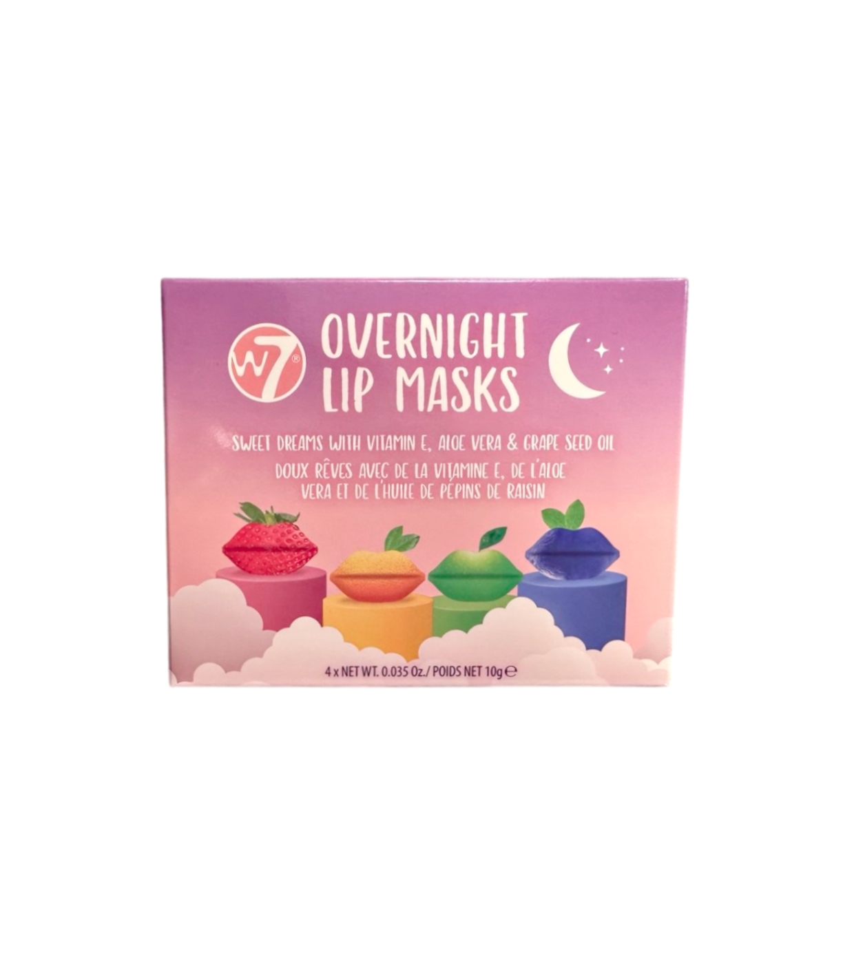 W7 - Conjunto de cuidados labiais Overnight Lip Mask