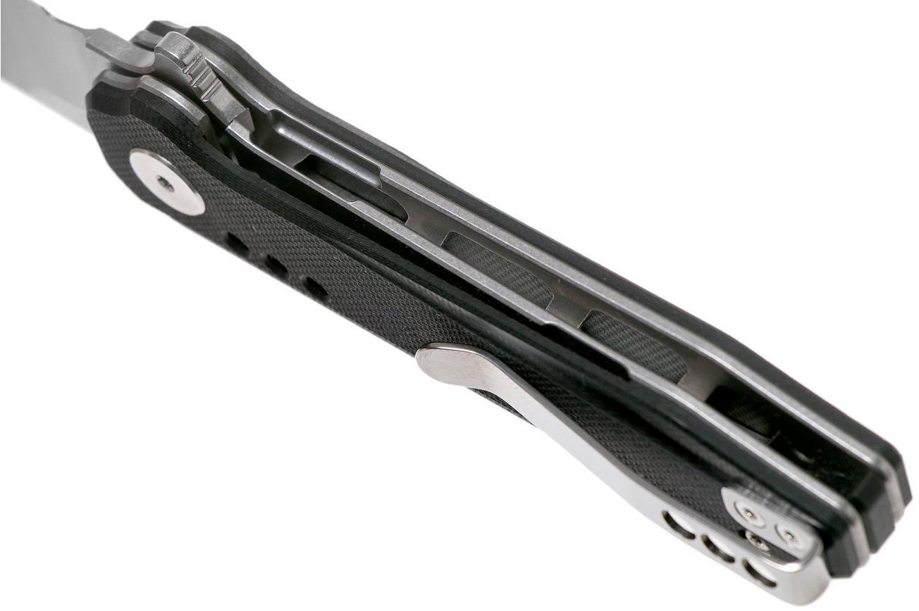 Bestech Syntax BG40A Black G10, Two Tone Satin zakmes, Todd Knife & Tool design