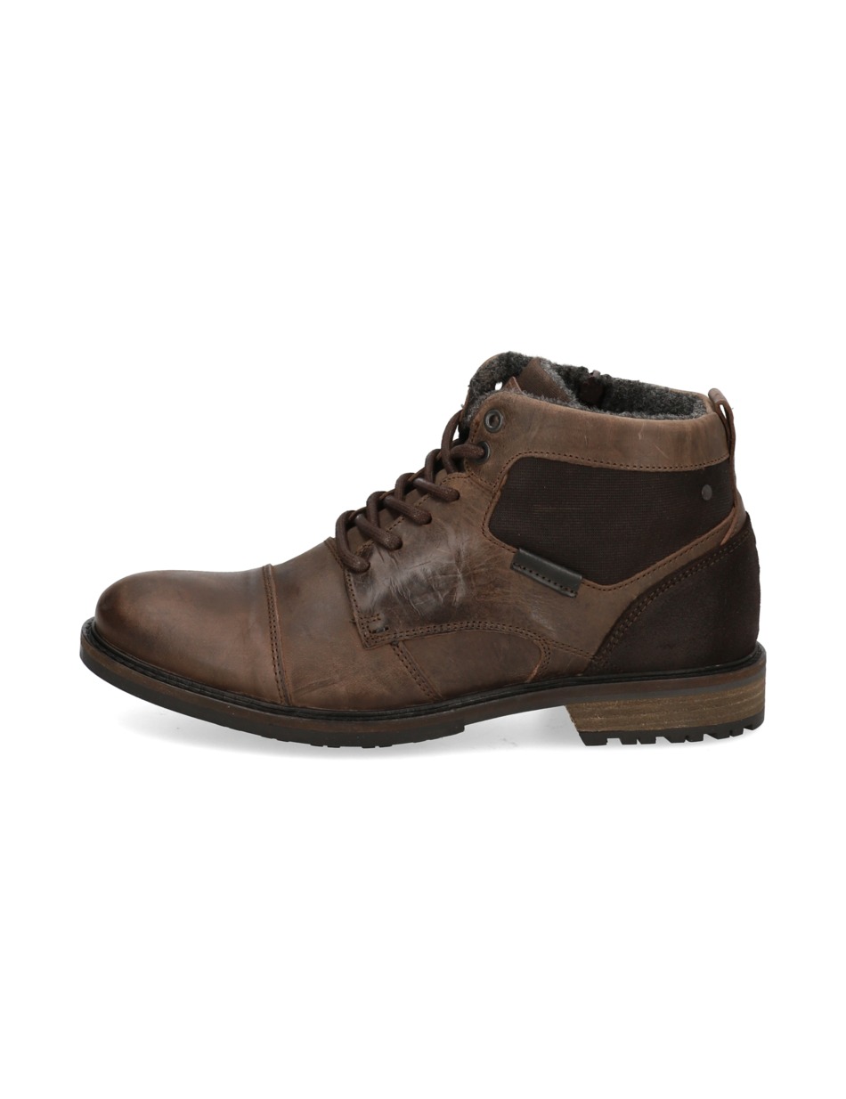 Lederkombination Boot