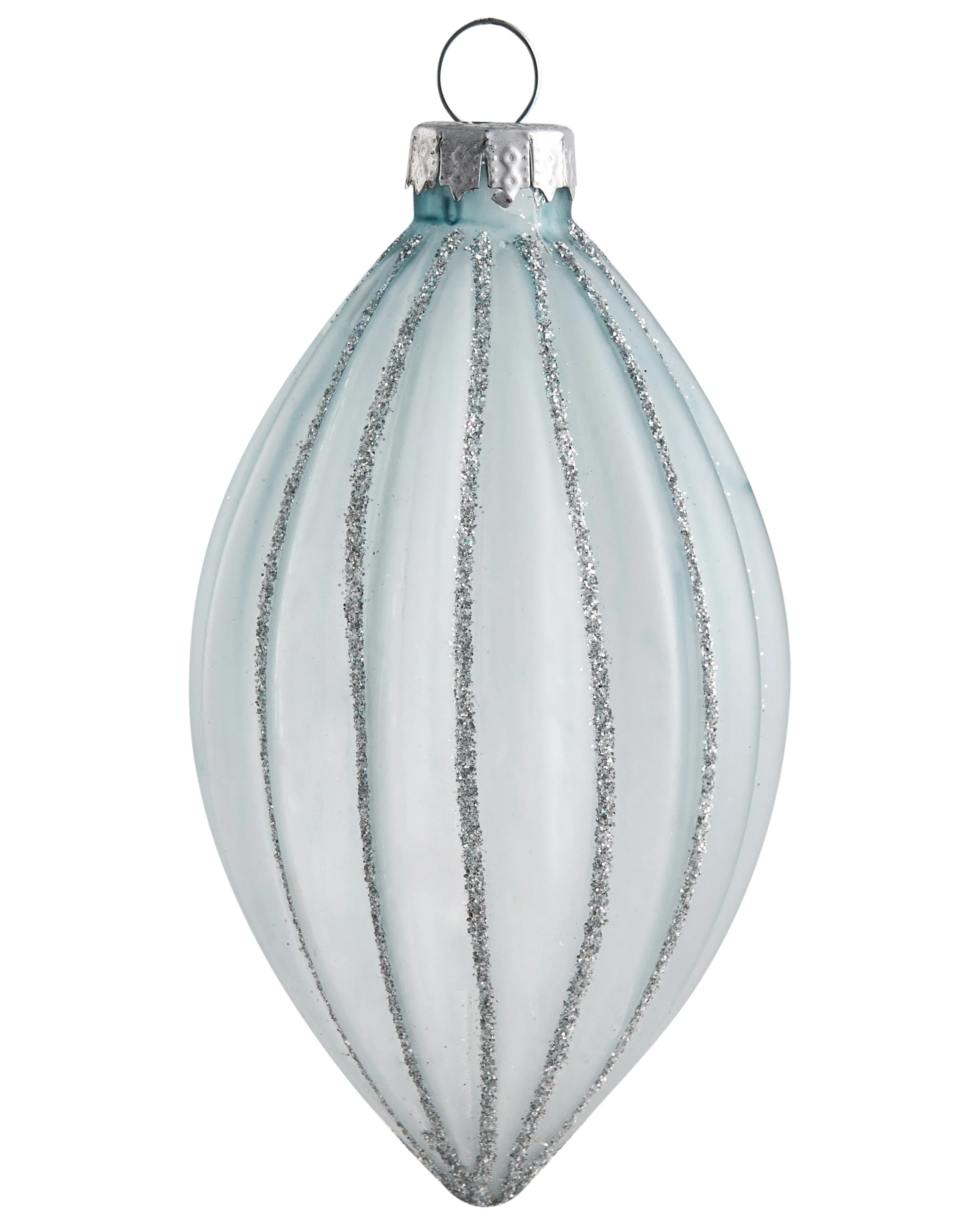 Set van 35 kerstballen SNOWFALL Glas Blauw