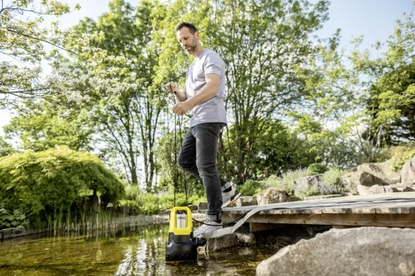 Kärcher SP 22.000 DIRT LEVEL SENSOR, Sort, Rustfrit stål, Gul, Rustfrit stål, 10 m, 22000 l/t, 7 m, 3,5 cm