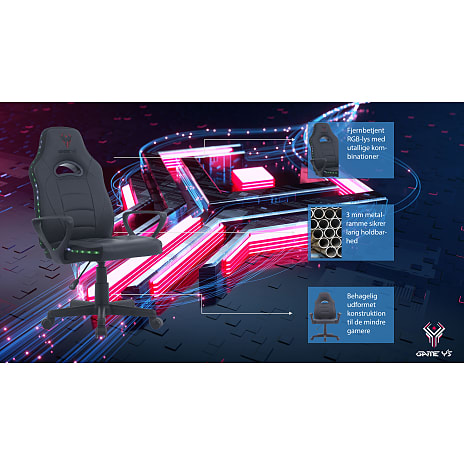 Game YS Junior RGB Gamerstol - Sort