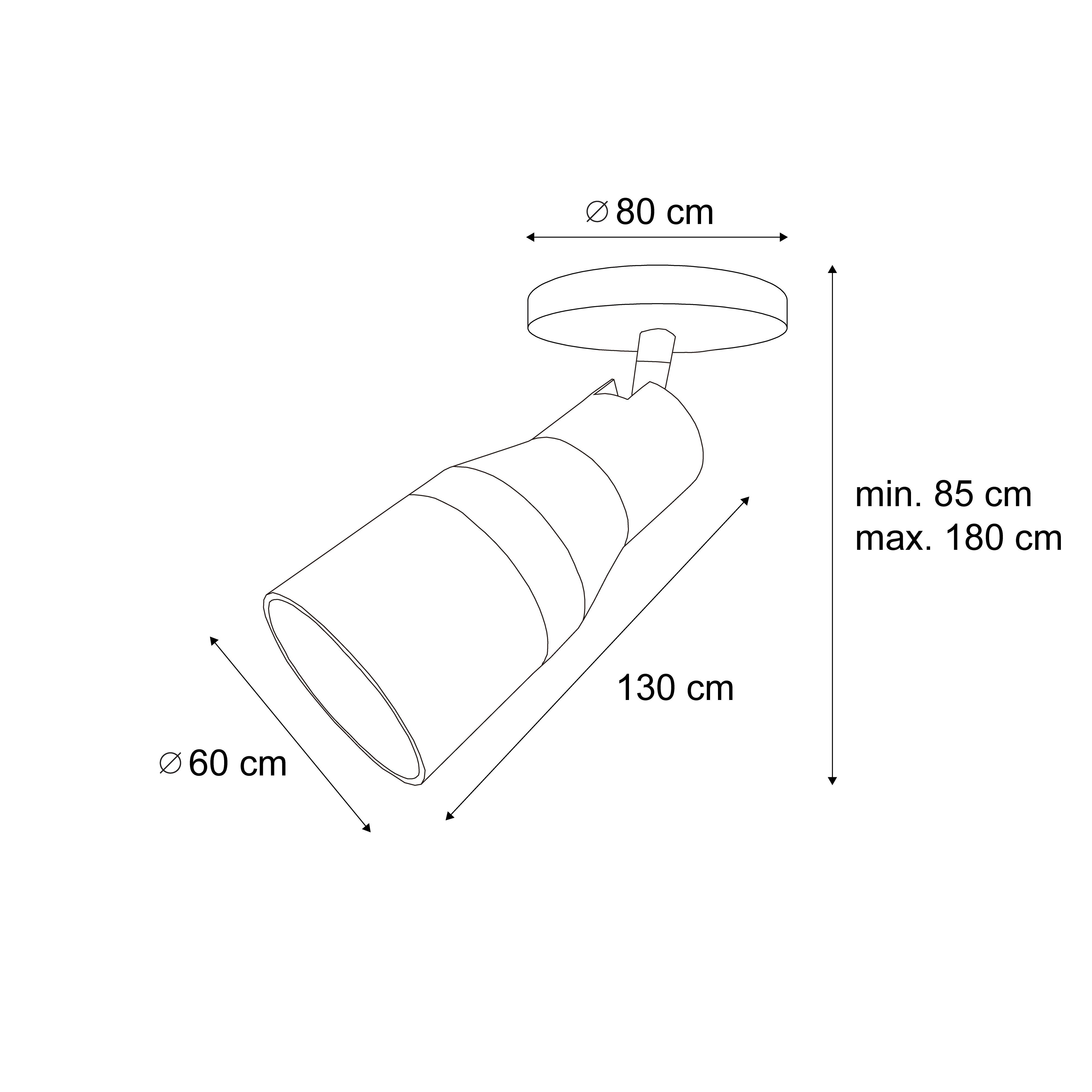 Moderne plafondspot beige GU10 50mm rond - Stanley