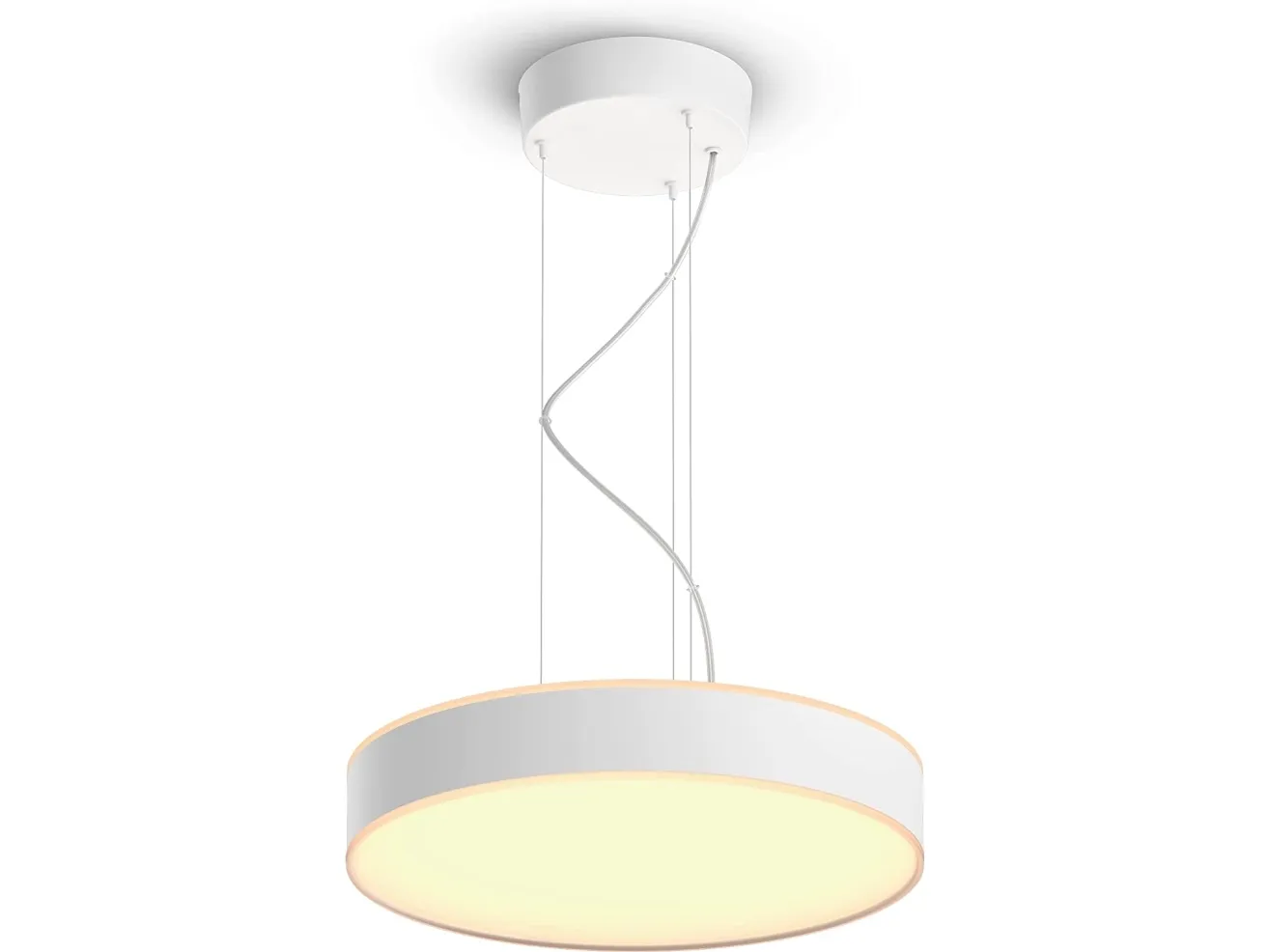 Philips Hue White ambiance Enrave - Vedhængslampe - LED - 33.5 W - varmt til køligt hvidt lys - 2200-6500 K - hvid