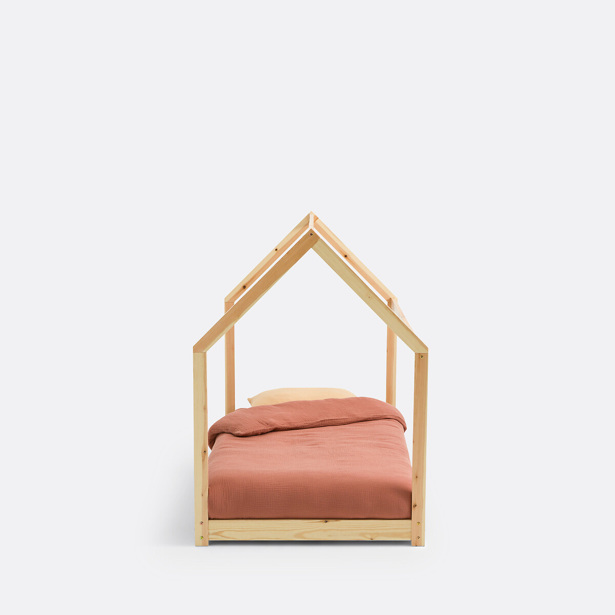 LA REDOUTE INTERIEURS<br>Cama Caban em pinho maciço com base ripada, Archi
