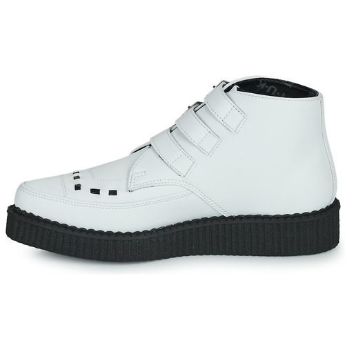 TUK - POINTED CREEPER 3 BUCKLE BOOT - Blanc