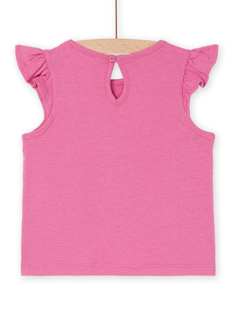 Débardeur rose à motif fraise