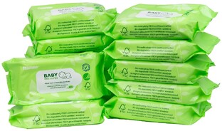 Smartkids Ecologische Babydoekjes Voordeelverpakking 12x60ST