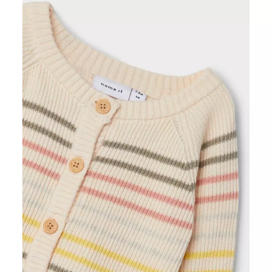 name it Strickjacke Nbfhipas Créme De Pêche