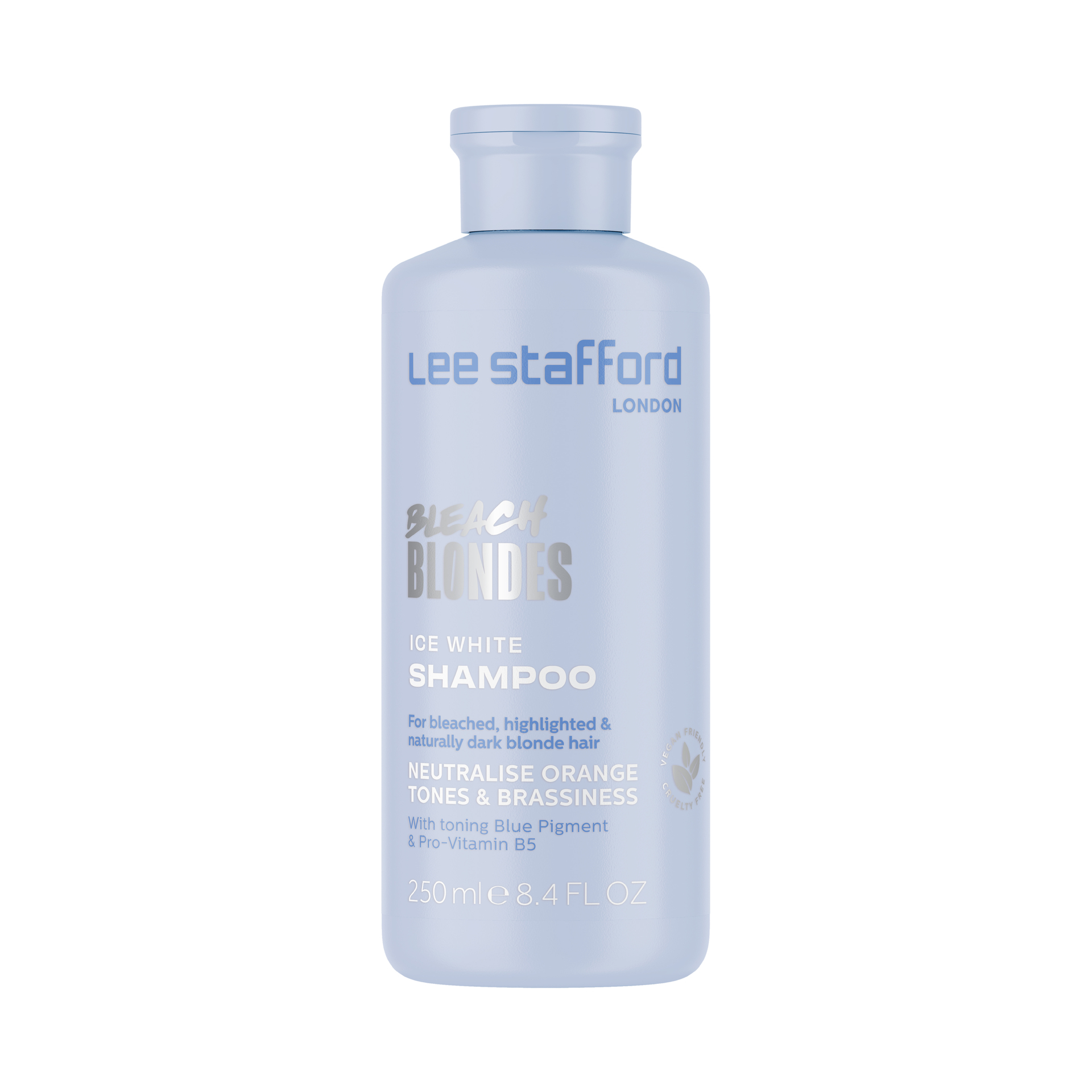 Lee Stafford Bleach Blondes Ice White Toning Shampoo 250ml