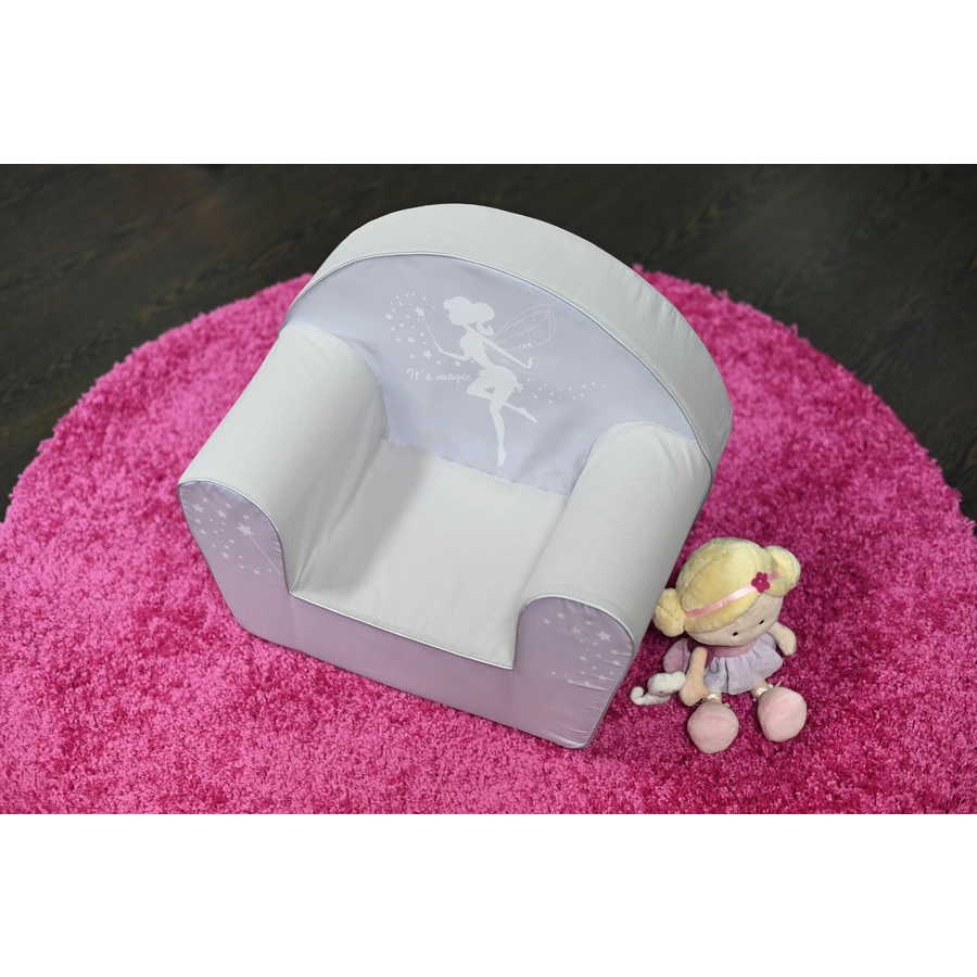 knorr toys® Kindersessel Fairy grey grau