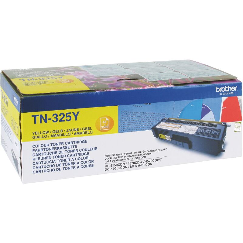 Toner Brother TN325 couleurs séparées pour imprimante laser