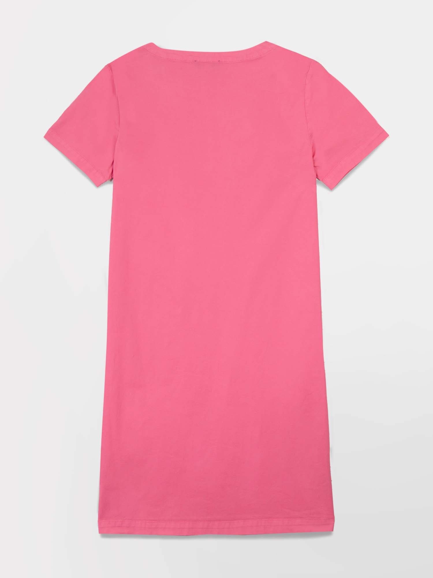 Robe Femme Toile Coton Stretch Fuschia