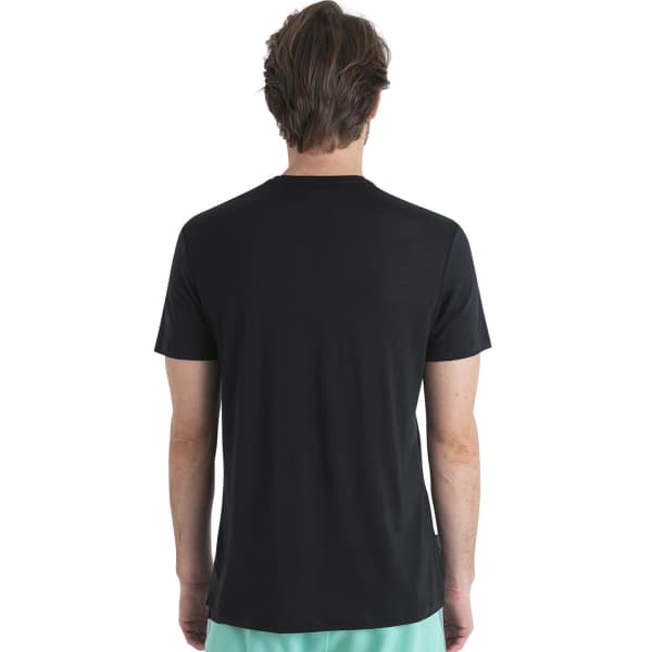 T-shirt randonnée ICEBREAKER M MERINO 125 COOL-LITE SPHERE III SS BLACK