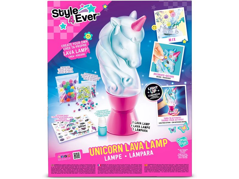 Canal Toys Bastelset Unicorn Lava Lamp DIY Kreatives Bastelset für Kinder