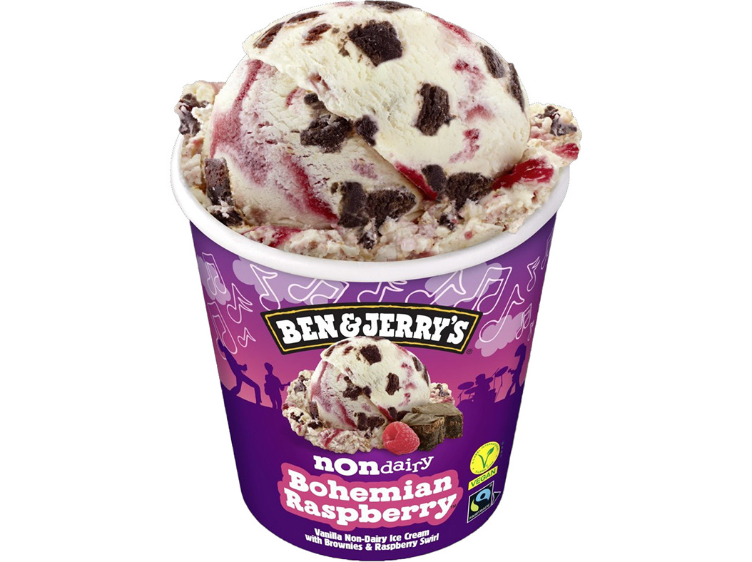 GELADO BEN & JERRY'S BOHEMIAN RASPBERRY 465ML