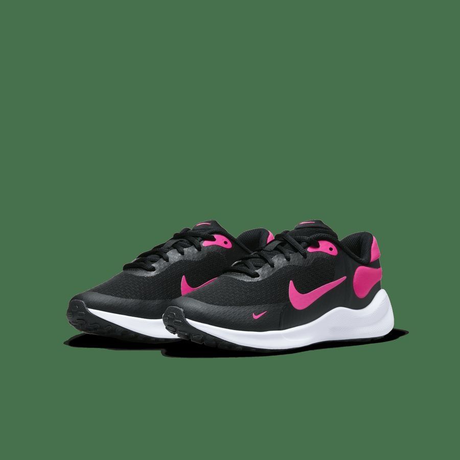 Nike Revolution 7 Big Kids' Running BLACK/HYPER PINK-WHITE