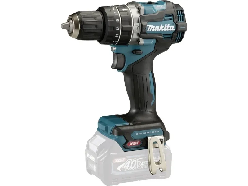 Makita XGT HP002GZ - Hammerbor/skruemaskine - ledningfri - 2-hastigheders - nøgleløs borepatron - 64 N·m - intet batteri - 40 V - SOLO