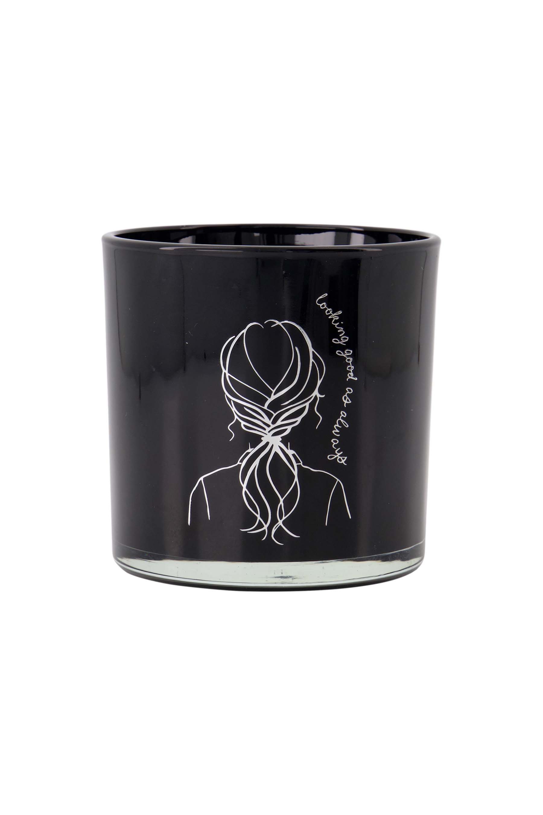 geurkaars glas vrouw