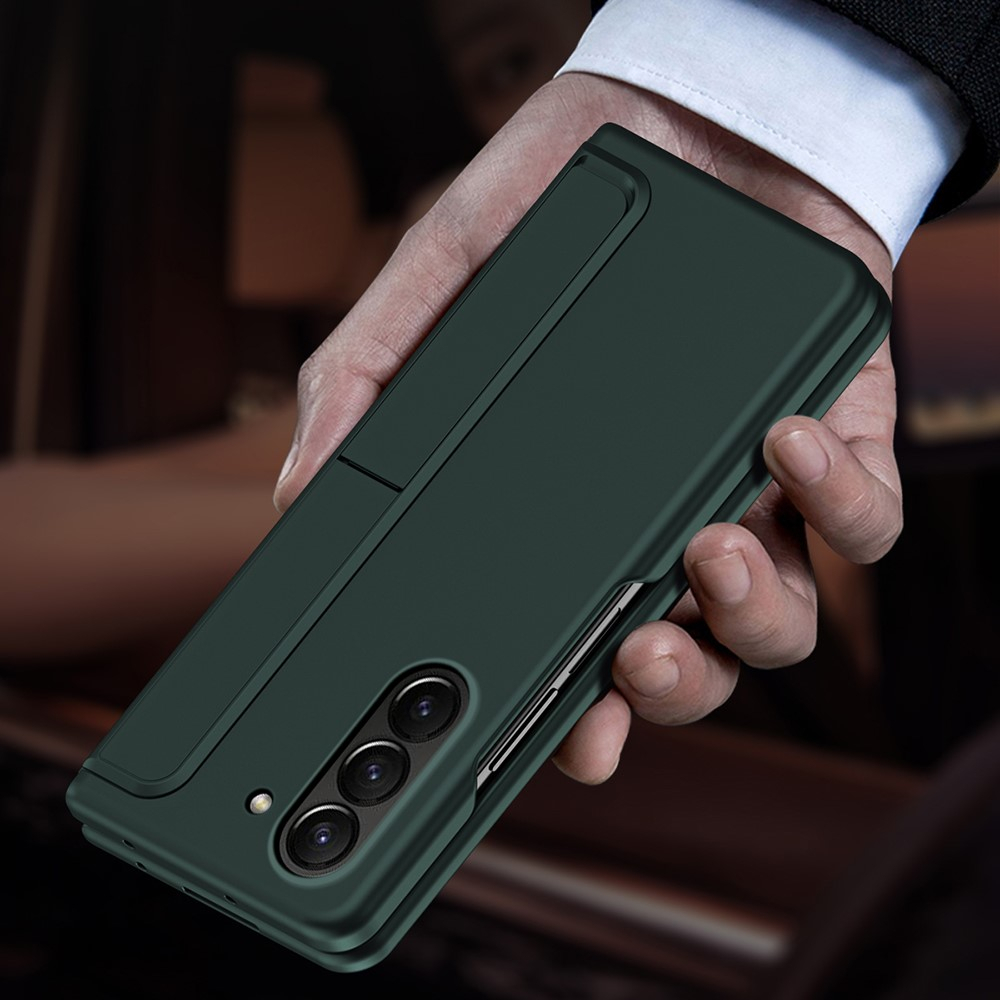 Samsung Galaxy Z Fold6 Hardcase Hülle mit S-Pen   Kickstand Halterung - Schwarz