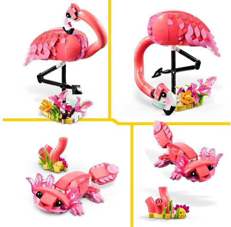 LEGO® Creator 3in1 Wilde dieren: roze flamingo set - 31170
