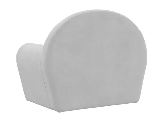 Canapé pour enfants gris clair peluche douce