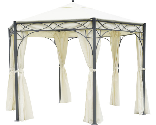 Paviljoen Bellavista – Home & Garden® 3,45 x 3,45 x 2,70 m hexagonaal beige