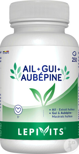 Lepivits Ail-Gui-Aubépine 250 Gélules