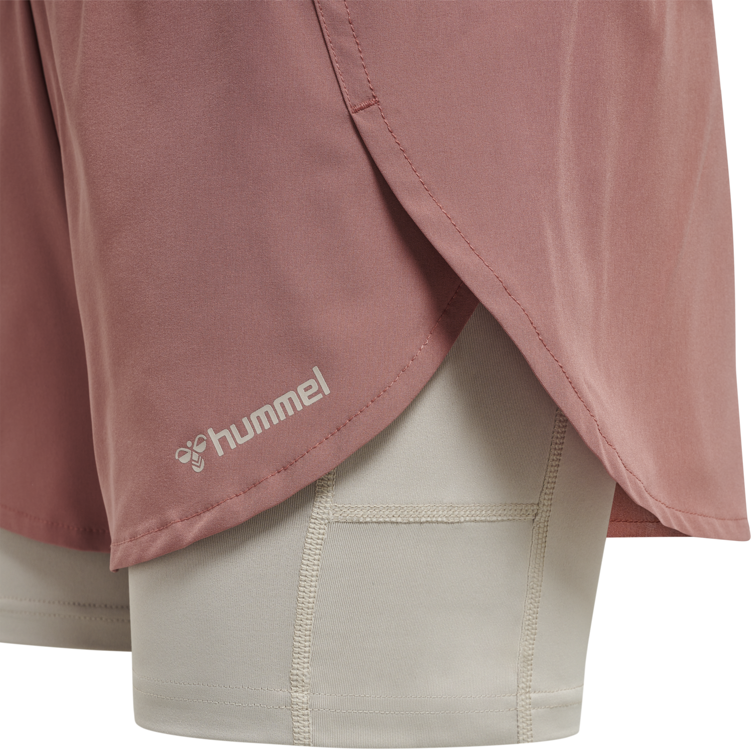 hmlMT TRACK 2 IN 1 SHORTS