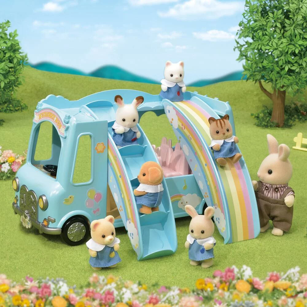 LE BUS ARC-EN-CIEL - SYLVANIAN VEHICULES