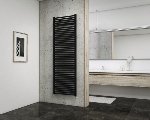 SCHULTE badkamerradiator Miami 1775x600 mm antraciet mat Aansluiting aan beide zijden onderaan